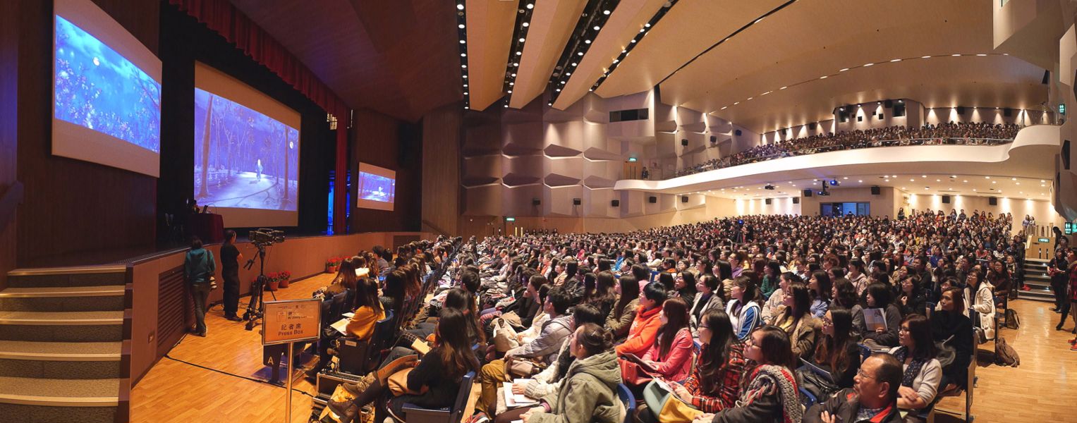 Jimmy’s lecture attracted about 1,500 audience.